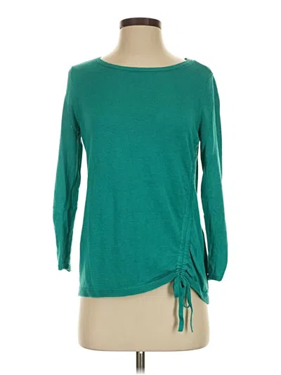 Pre-owned Chico's Pullover Sweater In Teal