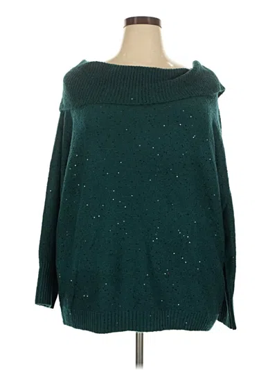 Chico's Pullover Sweater In Teal