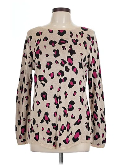 Pre-owned Chico's Pullover Sweater In White