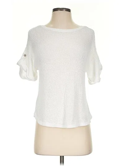 Pre-owned Chico's Pullover Sweater In White