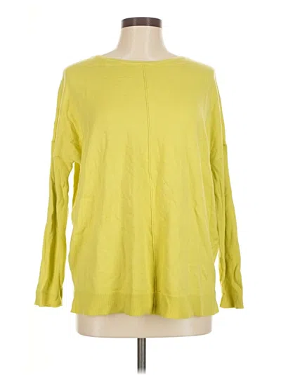 Pre-owned Chico's Pullover Sweater In Yellow