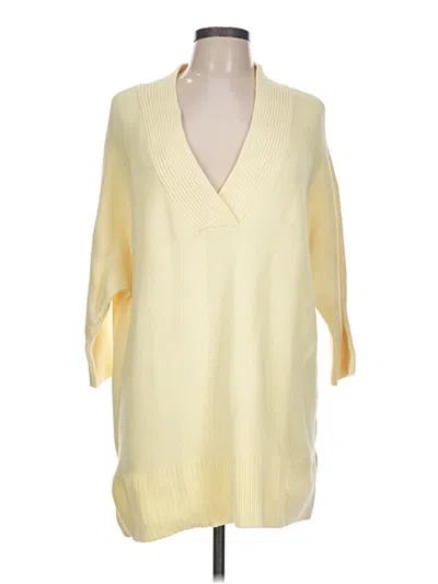 Pre-owned Chico's Pullover Sweater In Yellow