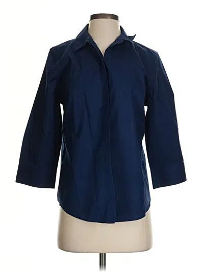 Pre-owned Chico's Raincoat In Blue
