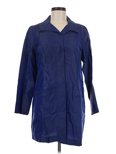 Pre-owned Chico's Raincoat In Blue