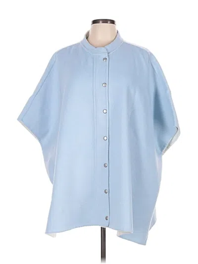 Pre-owned Chico's Raincoat In Blue