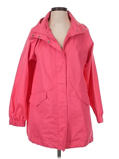 Chico's Raincoat In Pink