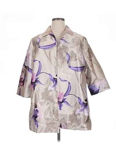 Chico's Raincoat In Purple