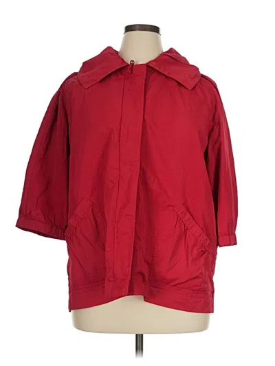 Pre-owned Chico's Raincoat In Red