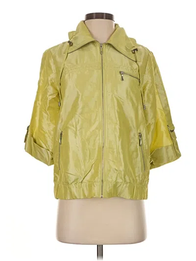 Pre-owned Chico's Raincoat In Yellow