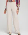 Chico's Relaxed Straight Leg Soft Pants In Neutral Size 14 |  In Smokey Taupe