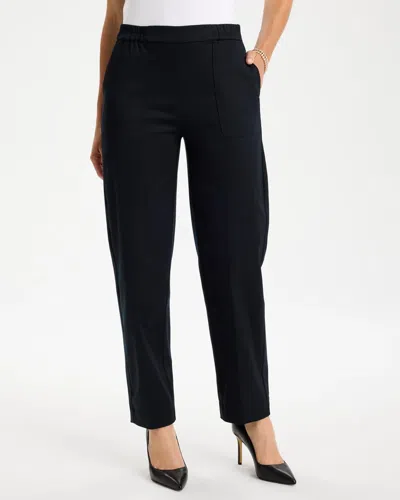 Chico's Relaxed Tapered Crop Pants In Black