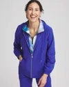 Chico's Ric Rac-trim Jacket In Rich Cobalt Size Small |  Zenergy In Rich Cobalt