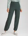 Chico's Ripstop Cargo Ankle Pants In Darkest Spruce In Green
