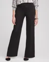 Chico's Sateen Cargo Pants In Black Size 16 |  In Black