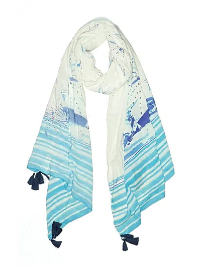 Pre-owned Chico's Scarf In Blue