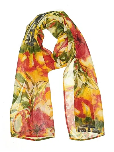 Pre-owned Chico's Scarf In Yellow