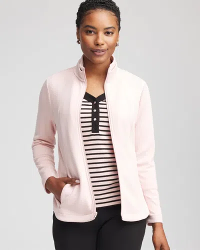 Chico's Scuba Convertible Jacket In Pink