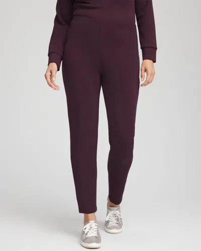 Chico's Scuba Pants In Night Bloom In Purple