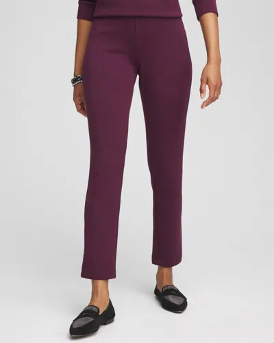 Chico's Scuba Pants In Purple Size 20 |  Zenergy In Deep Raisin