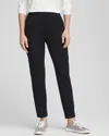 Chico's Scuba Tapered Ankle Pants In Black In Black