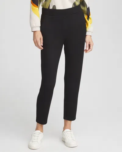 Chico's Scuba Tapered Ankle Pants In Black Size 16 |  Zenergy