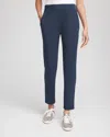 Chico's Scuba Tapered Ankle Pants In Blue