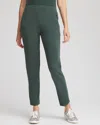 Chico's Scuba Tapered Ankle Pants In Darkest Spruce In Green