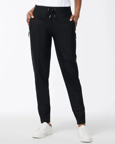 Chico's Seam Detail Stretch Pants In Black Size 12 |  Zenergy