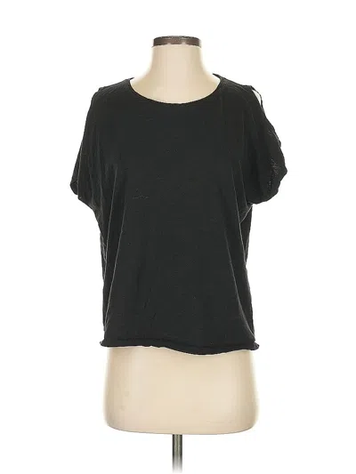 Pre-owned Chico's Short Sleeve T-shirt In Black
