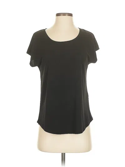 Pre-owned Chico's Short Sleeve T-shirt In Black