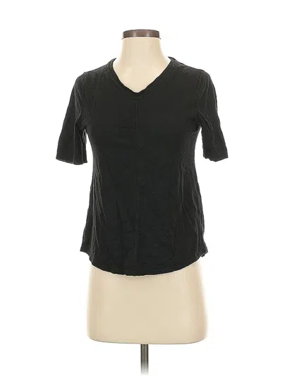 Pre-owned Chico's Short Sleeve T-shirt In Black