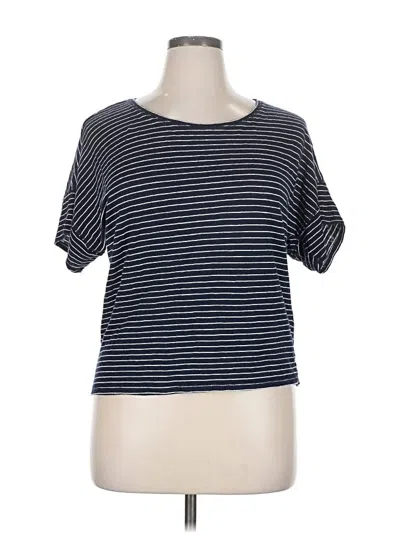 Pre-owned Chico's Short Sleeve T-shirt In Blue