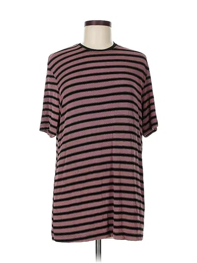 Pre-owned Chico's Short Sleeve T-shirt In Brown