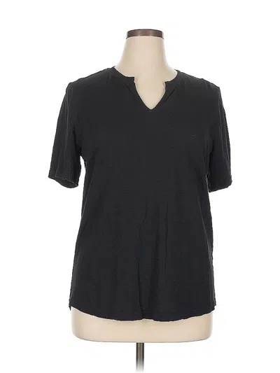 Pre-owned Chico's Short Sleeve T-shirt In Gray