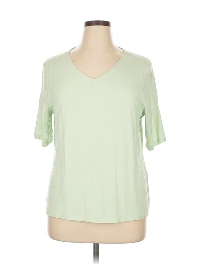 Pre-owned Chico's Short Sleeve T-shirt In Green