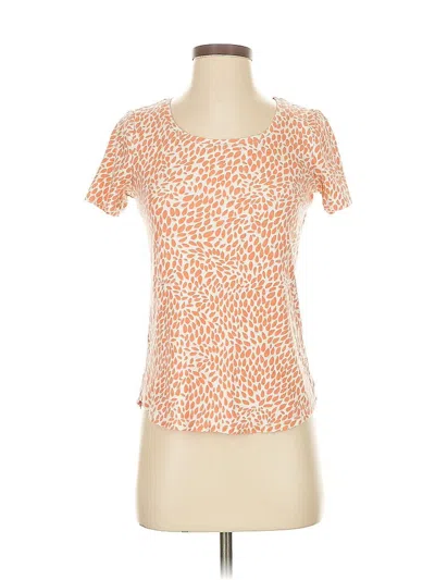 Pre-owned Chico's Short Sleeve T-shirt In Orange