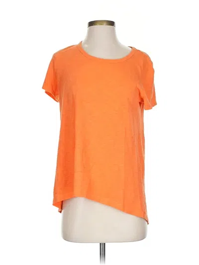 Pre-owned Chico's Short Sleeve T-shirt In Orange