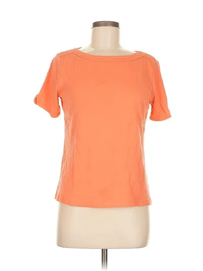 Pre-owned Chico's Short Sleeve T-shirt In Orange