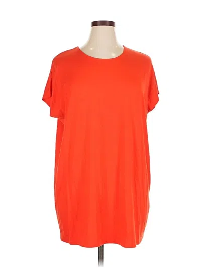 Pre-owned Chico's Short Sleeve T-shirt In Orange