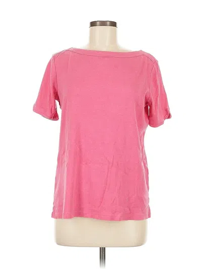 Pre-owned Chico's Short Sleeve T-shirt In Pink