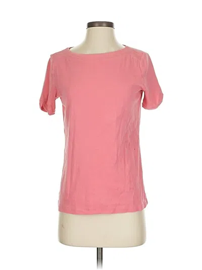 Pre-owned Chico's Short Sleeve T-shirt In Pink