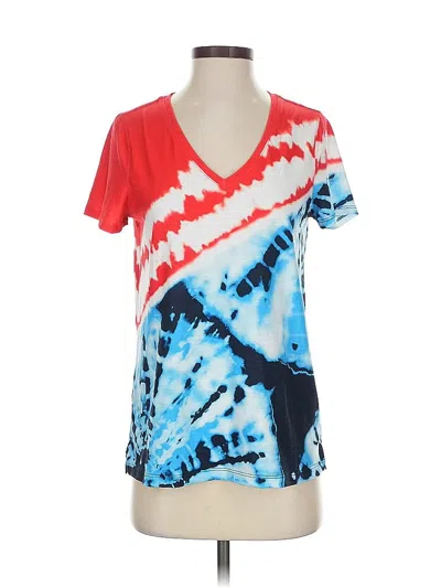 Pre-owned Chico's Short Sleeve T-shirt In Red