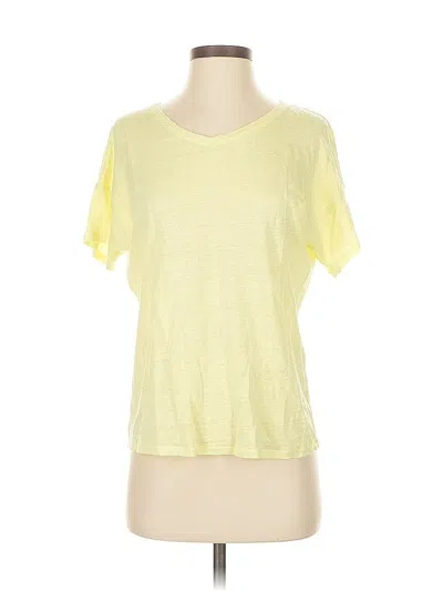 Pre-owned Chico's Short Sleeve T-shirt In Yellow