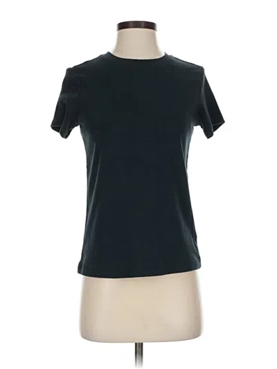 Pre-owned Chico's Short Sleeve T-shirt In Black