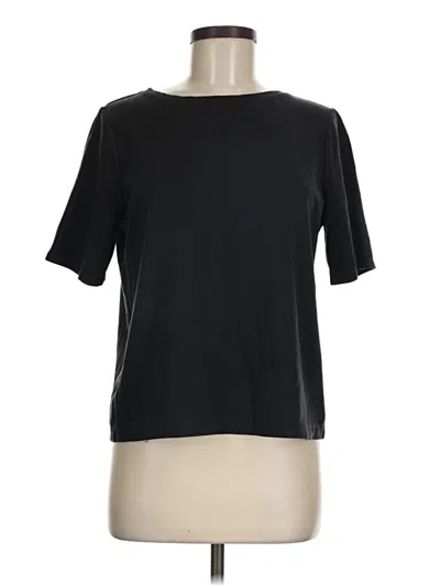 Pre-owned Chico's Short Sleeve T-shirt In Black