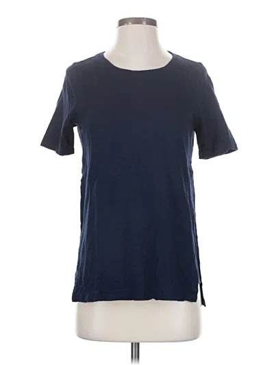 Pre-owned Chico's Short Sleeve T-shirt In Blue