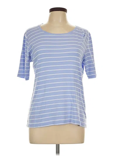 Pre-owned Chico's Short Sleeve T-shirt In Blue