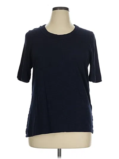 Pre-owned Chico's Short Sleeve T-shirt In Blue
