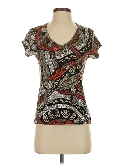 Chico's Short Sleeve T-shirt In Brown