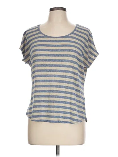Pre-owned Chico's Short Sleeve T-shirt In Gray